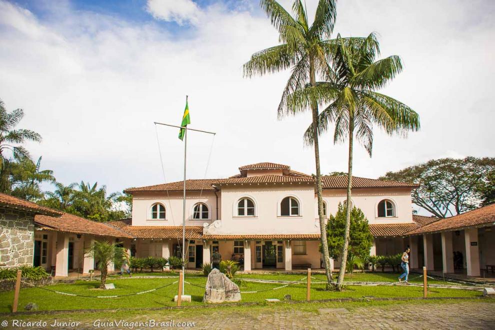 Imagem da fachada do lindo Museu do Parque de Itatiaia.